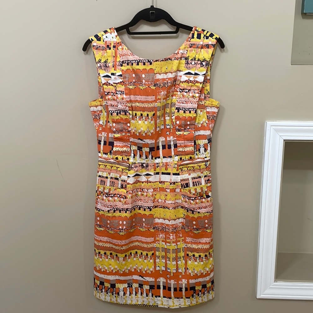 High Neck Mini Dress with Pockets